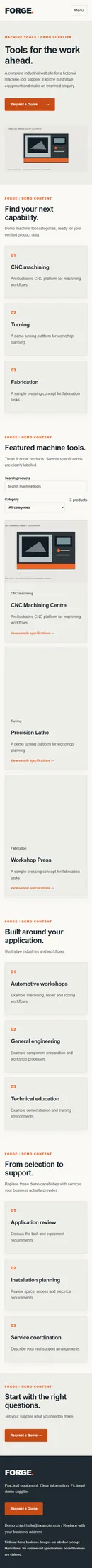Forge - Industrial & Machine Tools mobile preview